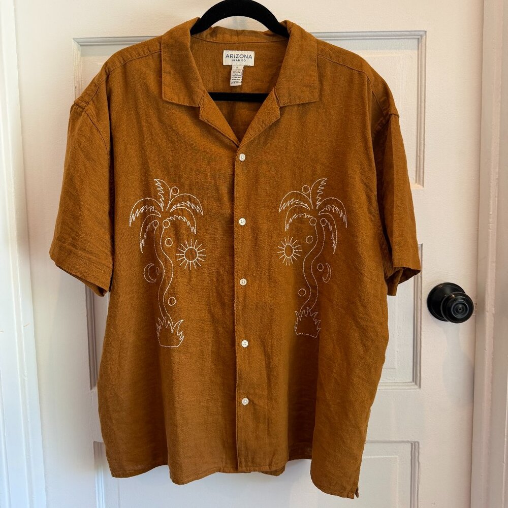 Embroidered Short Sleeve Shirt